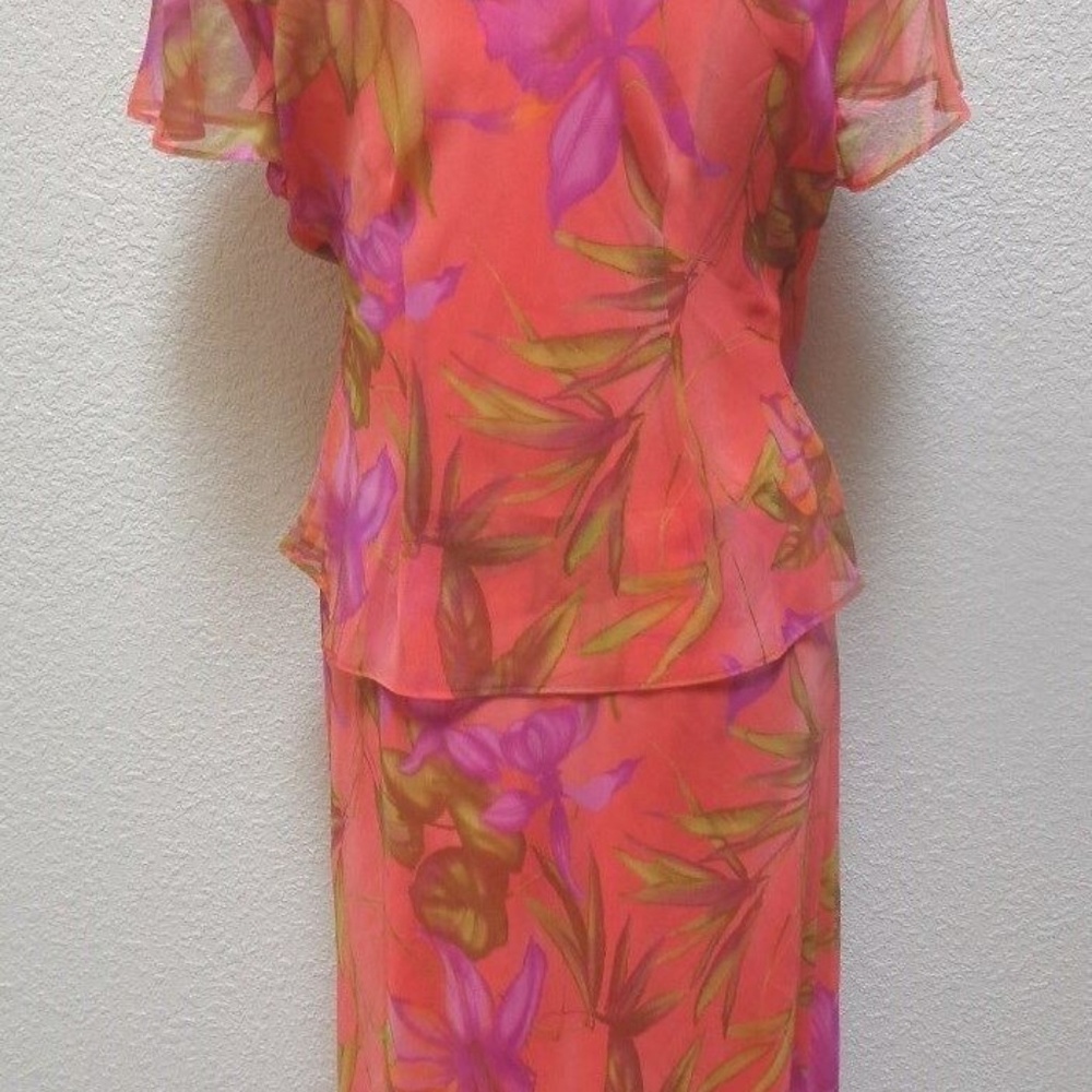 NWT Sheri Martin New York Petite Cocktail Dress 4P - Picture 4 of 6